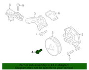 Genuine Porsche parts diagram