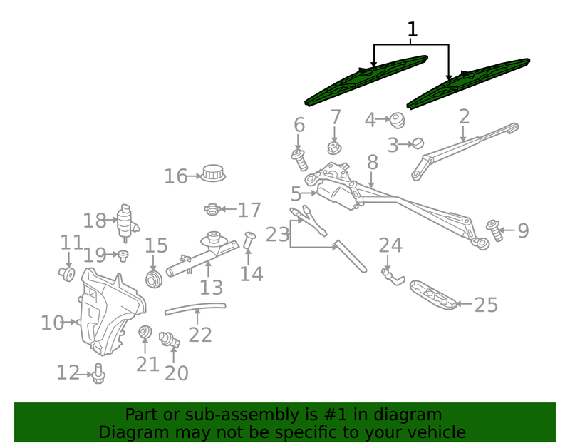 Genuine Porsche parts diagram