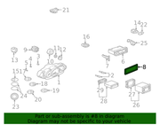 Genuine Porsche parts diagram