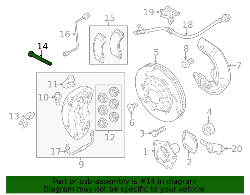 Genuine Porsche parts diagram