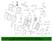 Genuine Porsche parts diagram