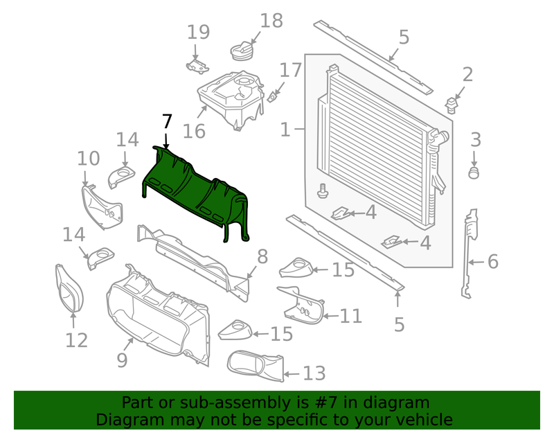Genuine Porsche parts diagram