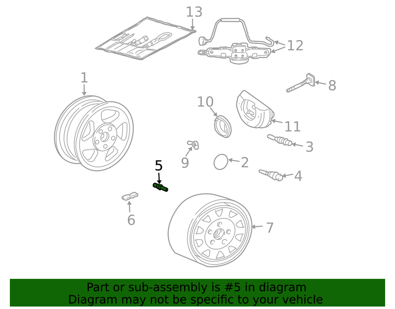 Genuine Porsche parts diagram