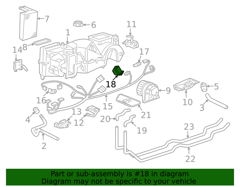 Genuine Porsche parts diagram