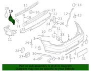 Genuine Porsche parts diagram