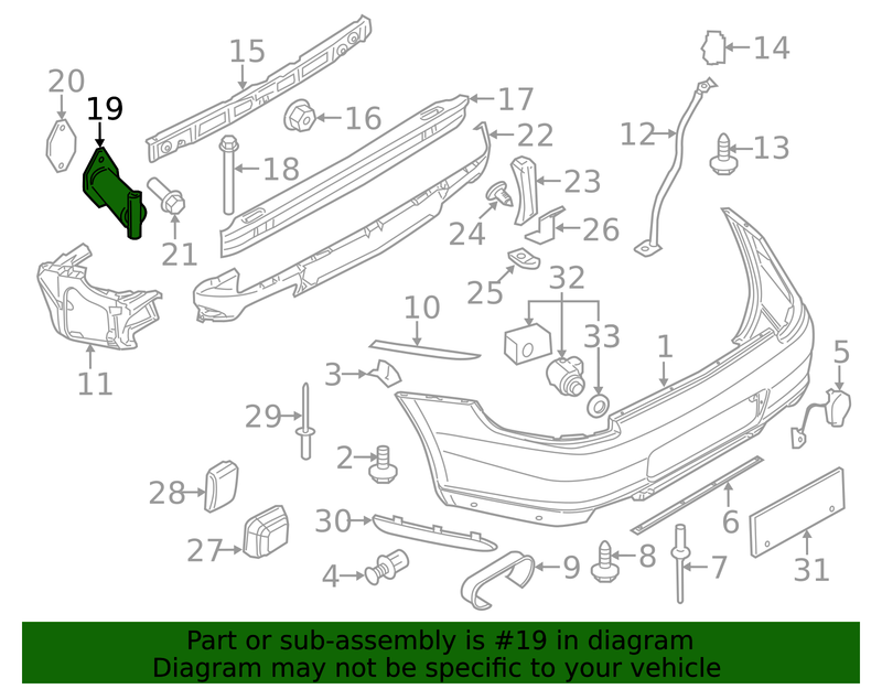 Genuine Porsche parts diagram