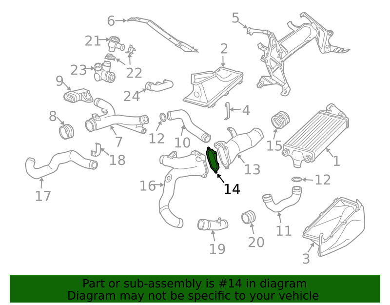 Genuine Porsche parts diagram