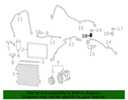 Genuine Porsche parts diagram