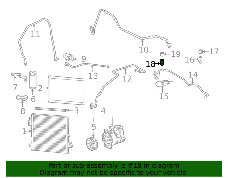 Genuine Porsche parts diagram