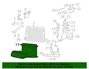Genuine Porsche parts diagram