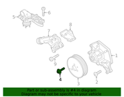 Genuine Porsche parts diagram
