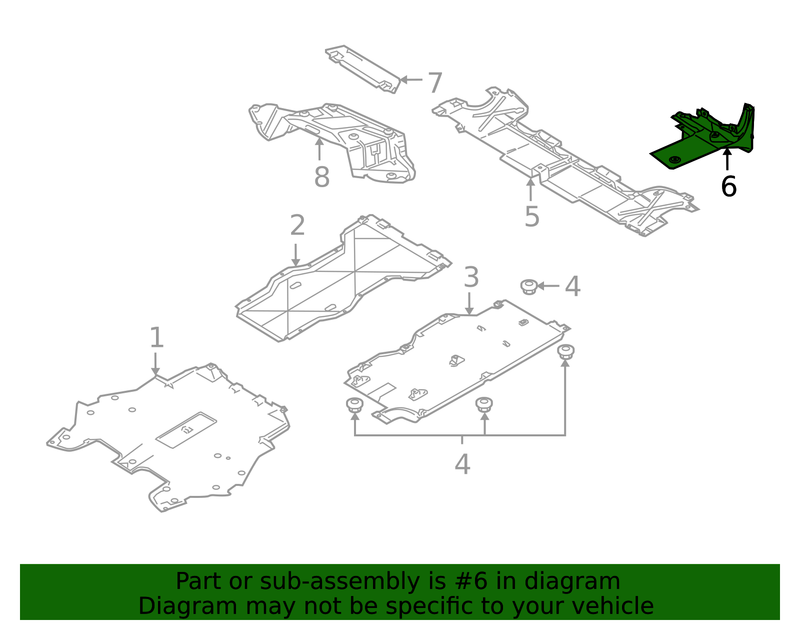 Genuine Porsche parts diagram