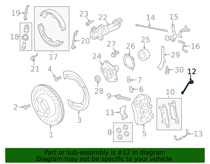 Genuine Porsche parts diagram
