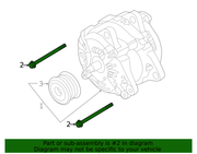 Genuine Porsche parts diagram