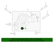 Genuine Porsche parts diagram