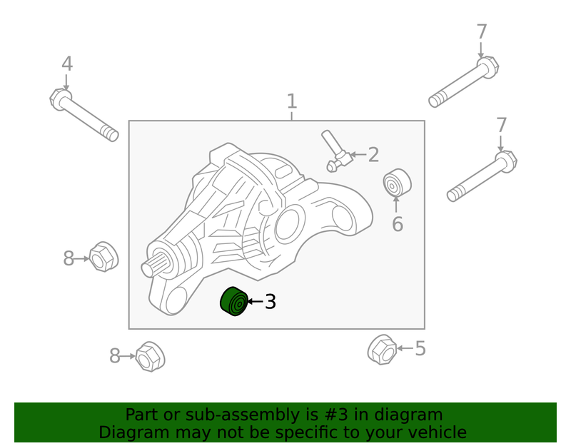 Genuine Porsche parts diagram
