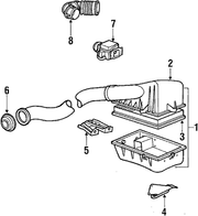 Genuine Porsche parts diagram