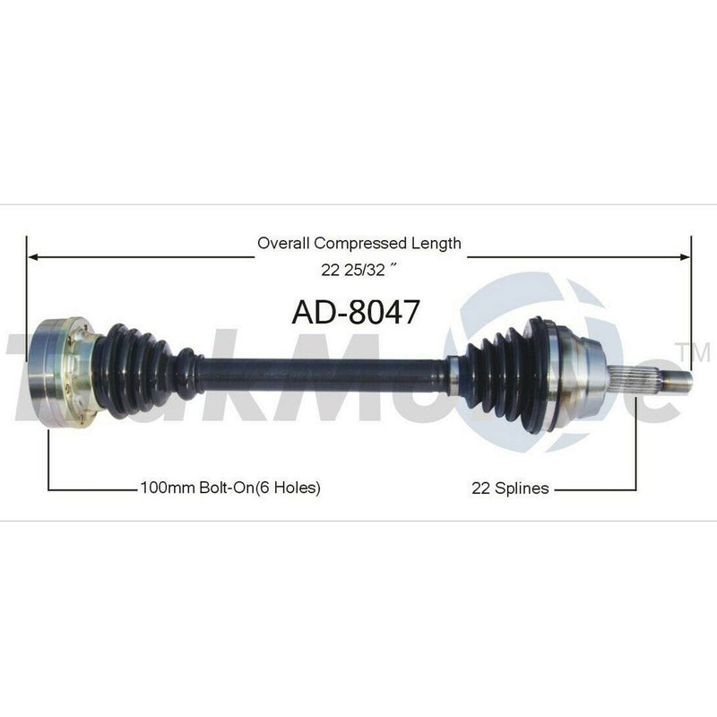 CV Axle Shaft – Front Passenger Side