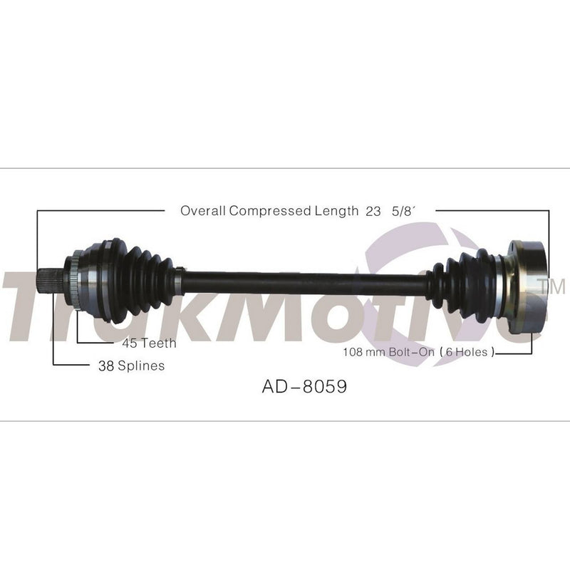 CV Axle Shaft – Front Driver Side