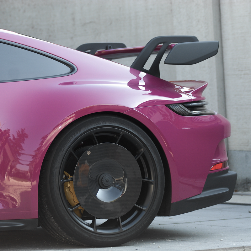 CARBON FIBER AERO DISCS [EVO] for Porsche 911 GT3 (992.1) - ALU wheels