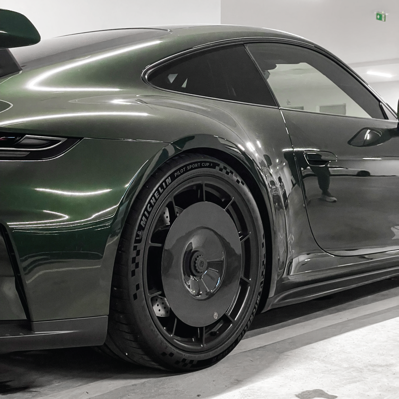 CARBON FIBER AERO DISCS [EVO] for Porsche 911 GT3 (992.2) - ALU wheels