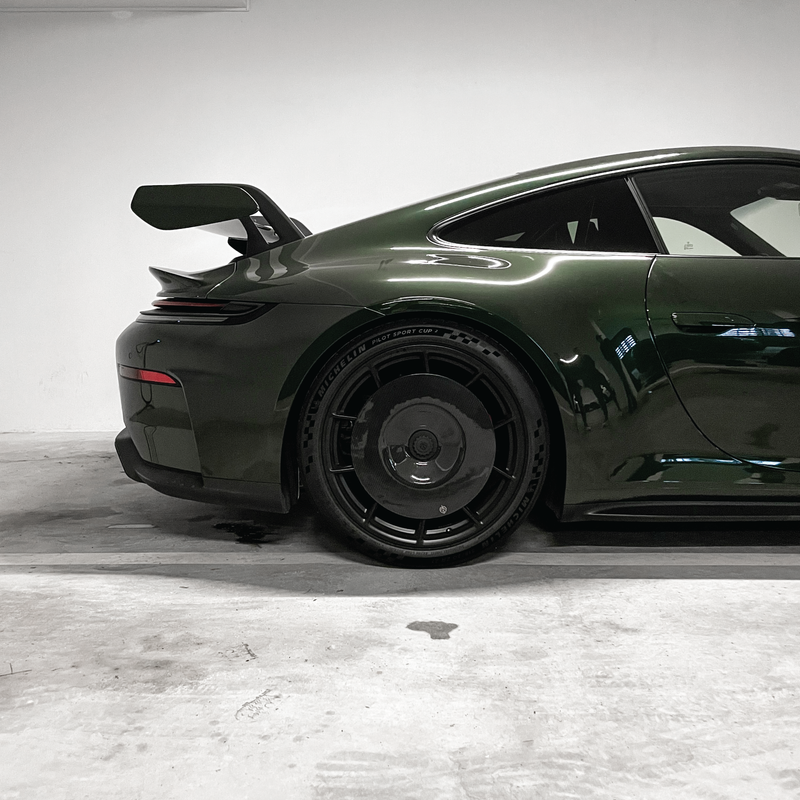 CARBON FIBER AERO DISCS [EVO] for Porsche 911 GT3 (992.2) - ALU wheels