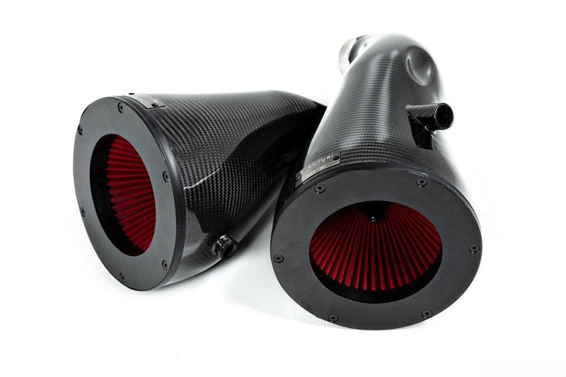 Eventuri Mercedes C190 / R190 AMG GT / GTS / GTR Black Carbon Intake + Engine Cover - Gloss | EVE-AMGGT-CF-INT