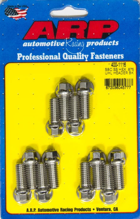 Header Bolt Kit - 6pt. 3/8 x .875 UHL (12)