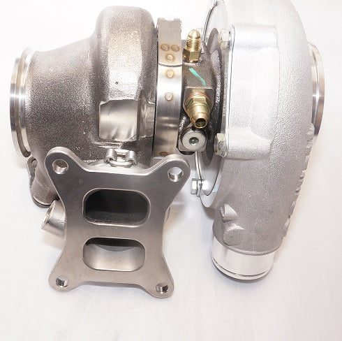 Turbo Manifold Flange Adapter MK7 2.0T TSI, 4 bolt factory manifold to Garrett V-Band G-Series /GTX