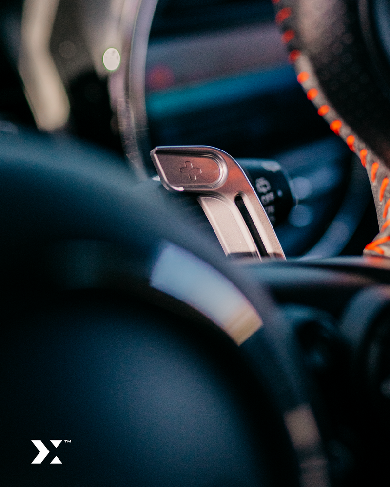 MMX Gear shift paddles | F56 Mini | Titanium