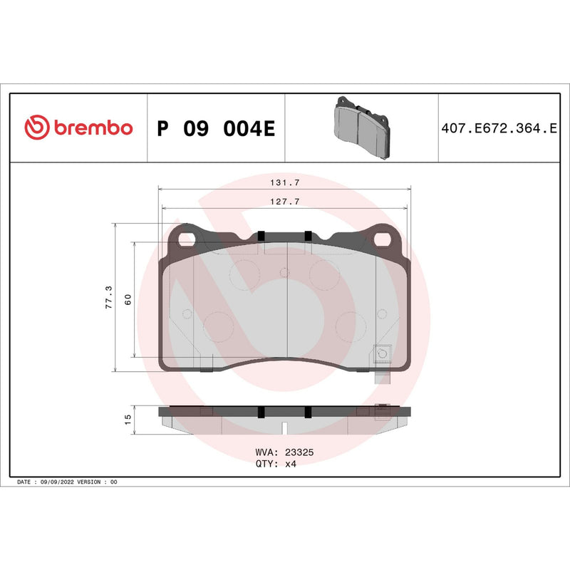 BEYOND EV Front Disc Brake Pad Set - P09004E