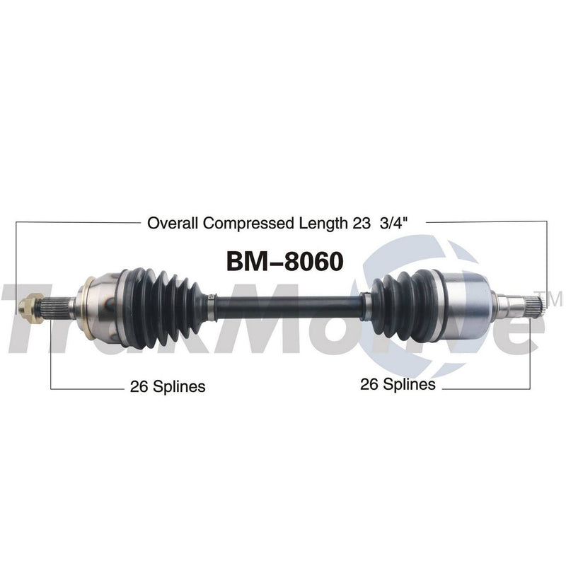 Mini CV Axle Shaft – Front Driver Side – Aftermarket BM8060