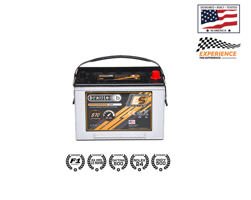 Braille Battery 34R Endurance AGM Battery 870 CCA - B34R