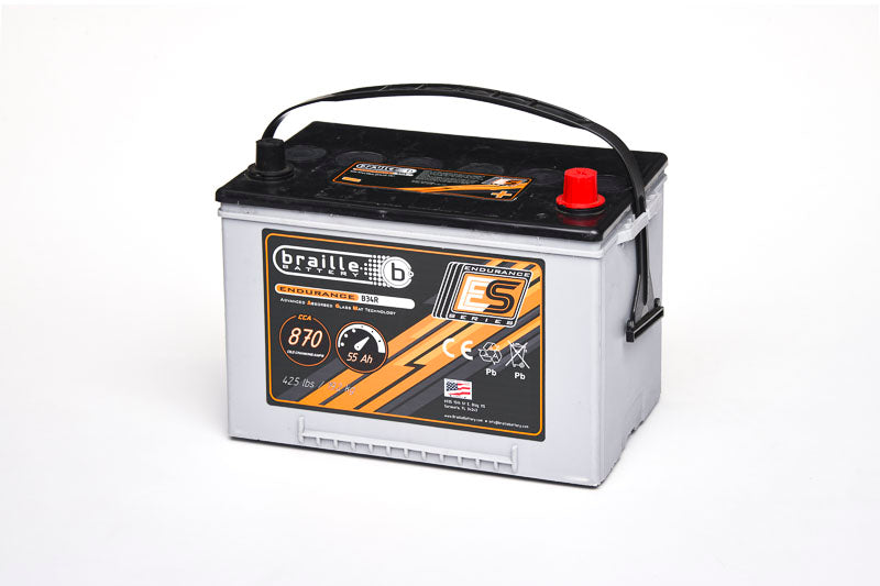 Braille Battery 34R Endurance AGM Battery 870 CCA - B34R