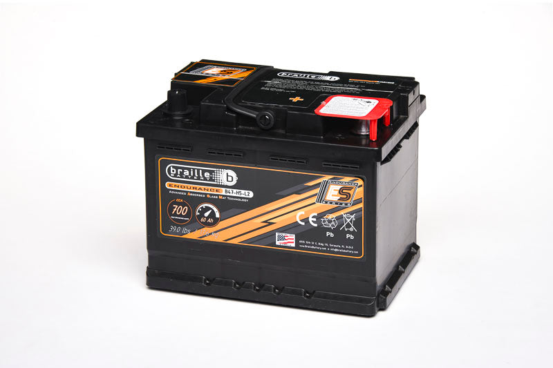 Braille Battery 47-H5-L2 Endurance AGM Battery 700 CCA - B47-H5-L2