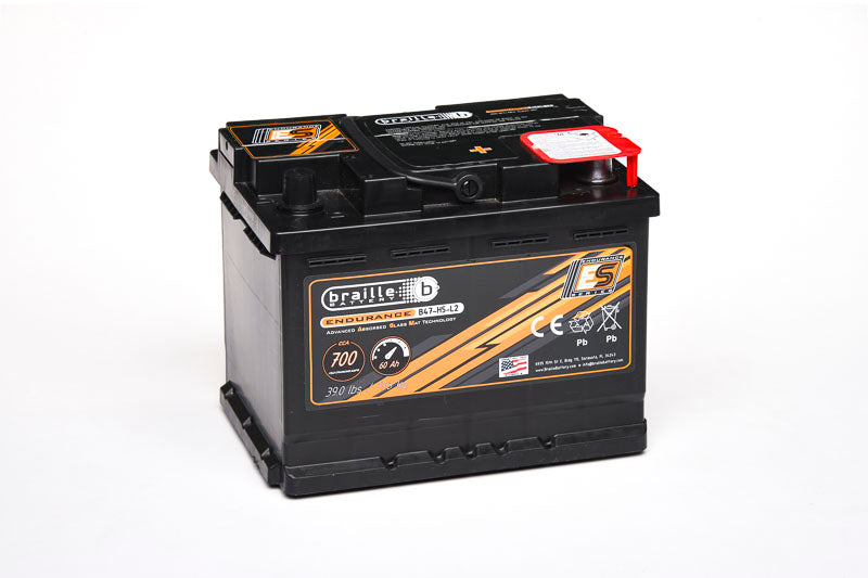 Braille Battery 47-H5-L2 Endurance AGM Battery 700 CCA - B47-H5-L2