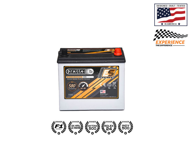Braille Battery 51R Endurance AGM Battery 580 CCA - B51R