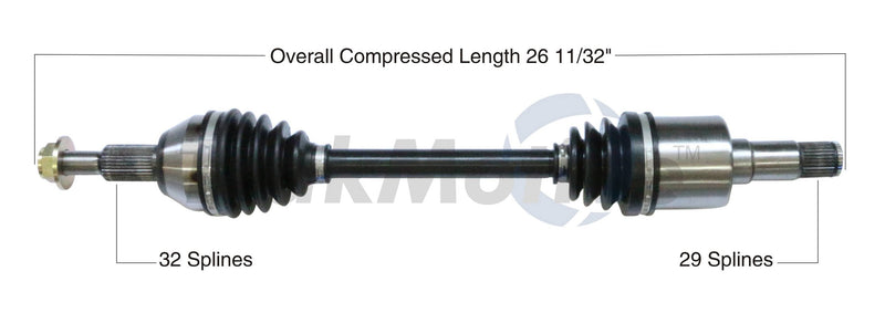CV Axle Shaft – Front Driver Side