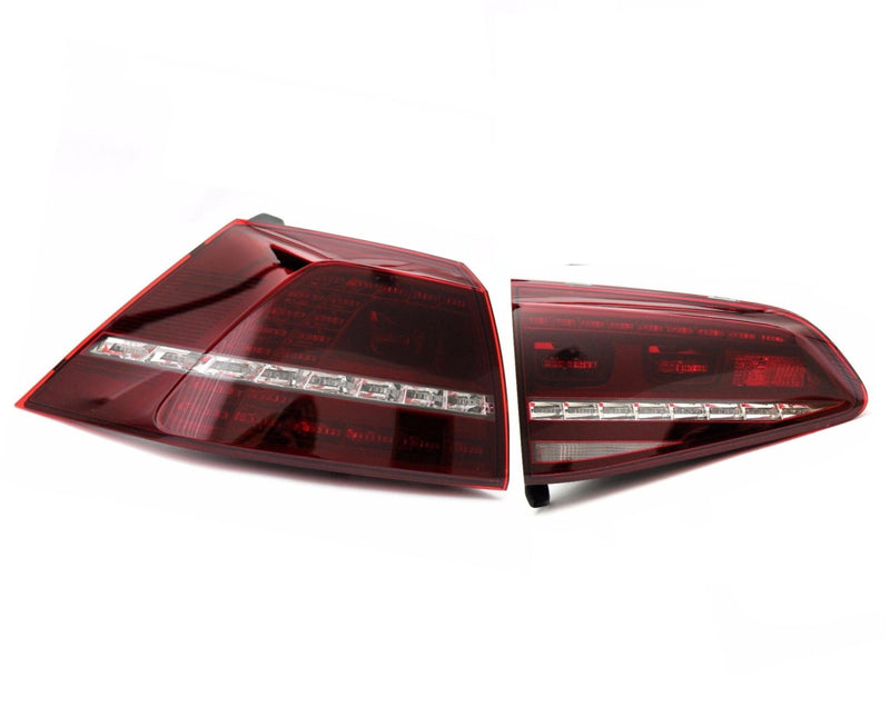 Tail Light Assembly – Driver Side (Inner and Outer) (LED) (Darkened)
