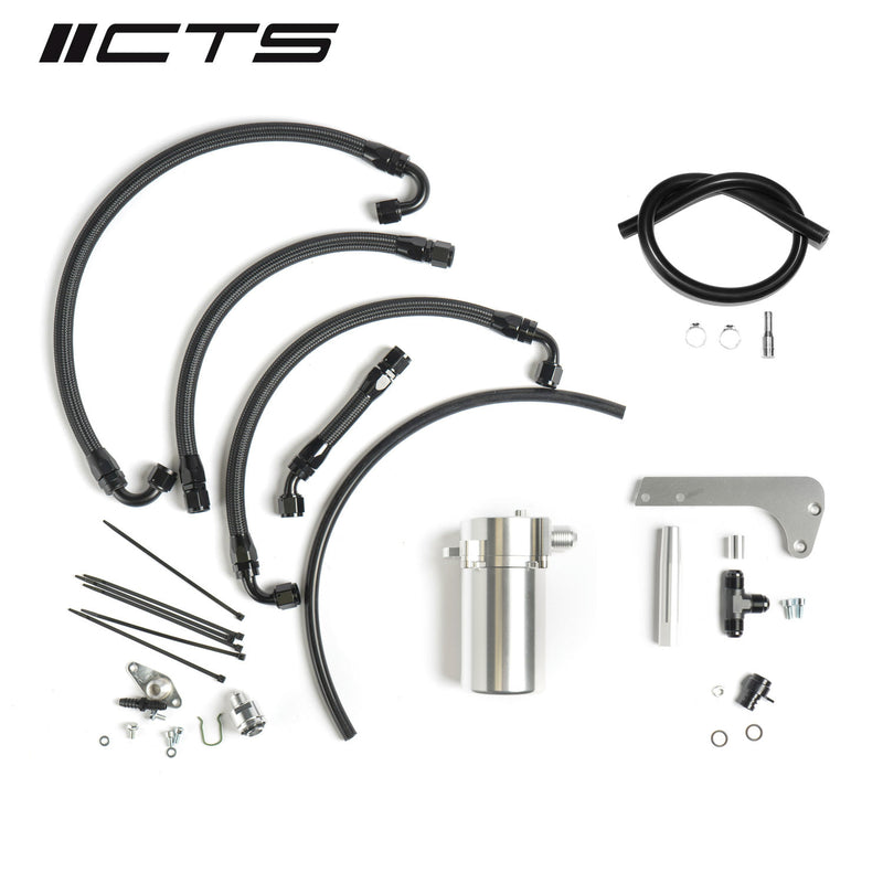 CTS Turbo MK5 FSI Catch Can Kit for Billet Valve Cover