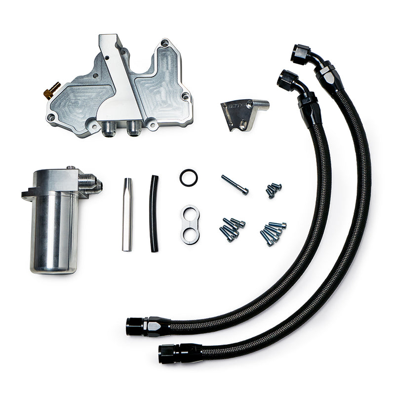 CTS Turbo MQB VW Golf/Alltrack/Sportwagen and MQB VW GTI/GLI Oil Catch Can Kit (MK7 and MK7.5)