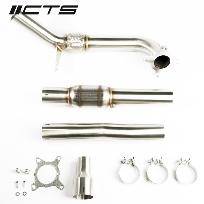 CTS Turbo MK6 Golf R 2.0T, MK2 Audi TT Quattro/TT-S 2.0T, 8P A3 Quattro/S3 2.0T High Flow CAT Downpipe