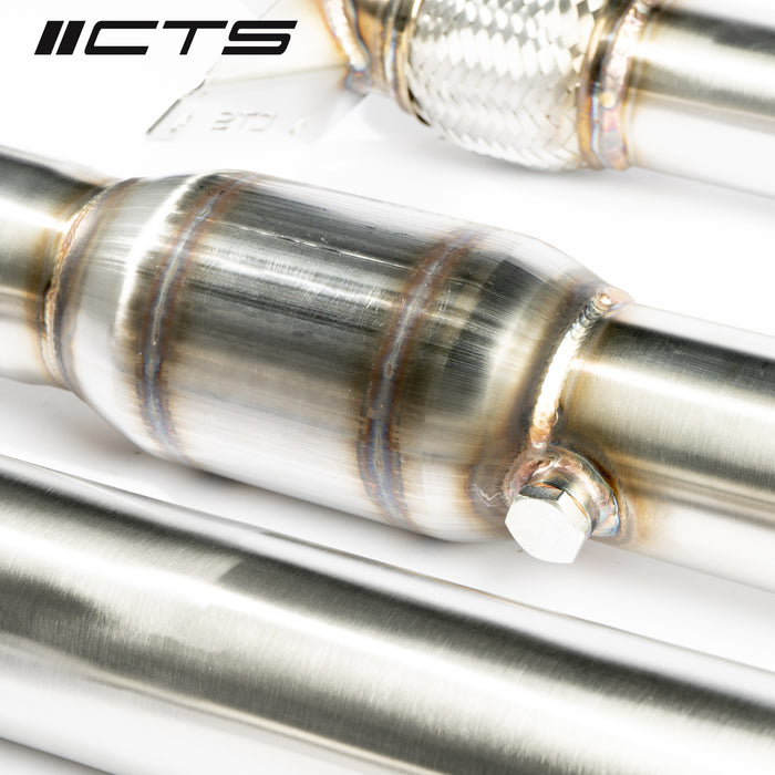 CTS Turbo MK6 Golf R 2.0T, MK2 Audi TT Quattro/TT-S 2.0T, 8P A3 Quattro/S3 2.0T High Flow CAT Downpipe