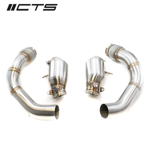 CTS Turbo BMW F90 M5/M5C &amp; BMW G15/G16 M8/M8C HIGH-FLOW CATS DOWNPIPE SET