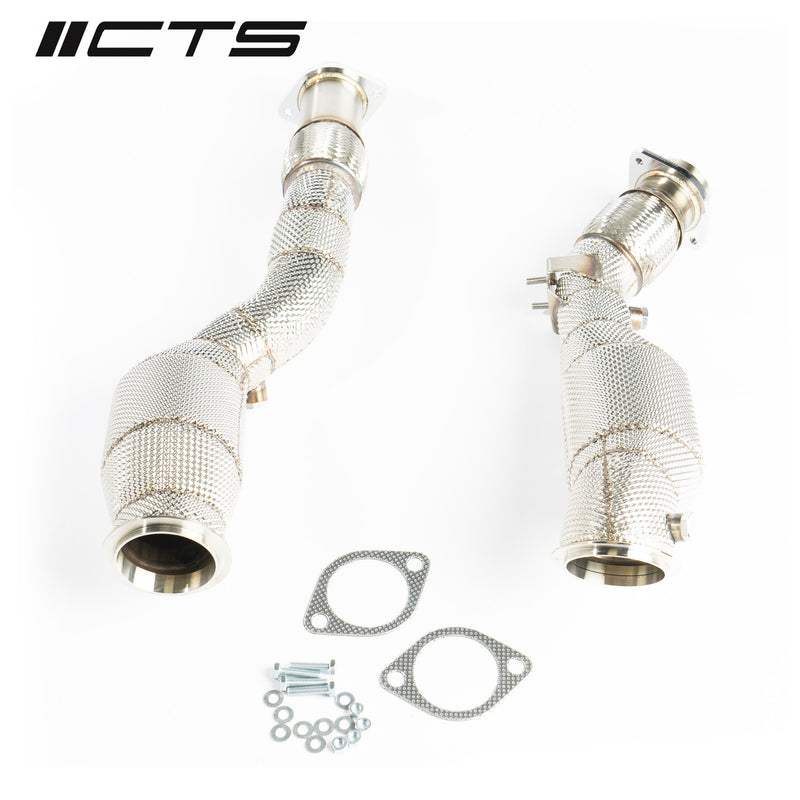 CTS Turbo BMW S58 F97/G01 X3M/X3MC &amp; F98/G02 X4M/X4MC High-Flow CATS