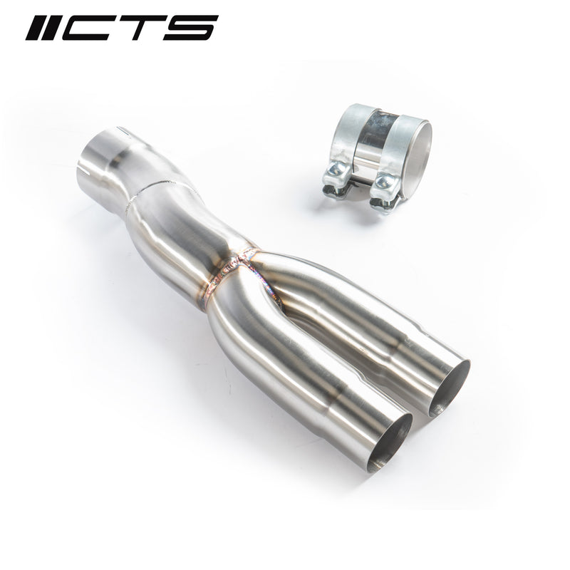 CTS Turbo 8V/8Y RS3 and 8S TTRS 2.5T EVO 3.5" Single High-Flow CAT