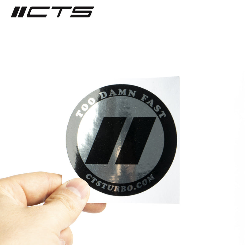 CTS Turbo OG Decal - White Sticker