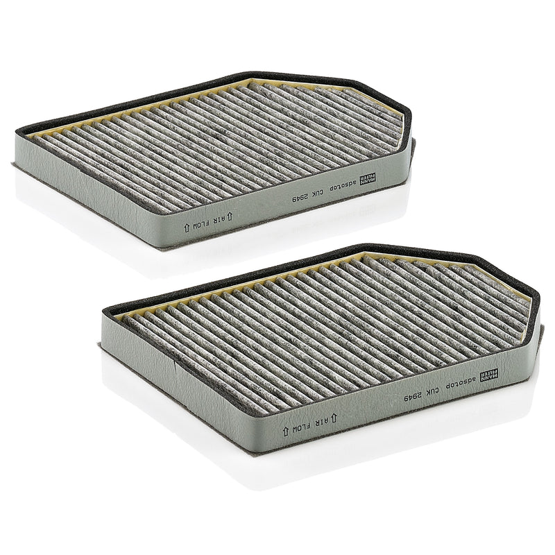 MANN FILTER Cabin Air Filter Set CUK 2949-2
