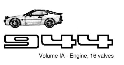 Porsche 944 - 16 Valve Workshop Manual