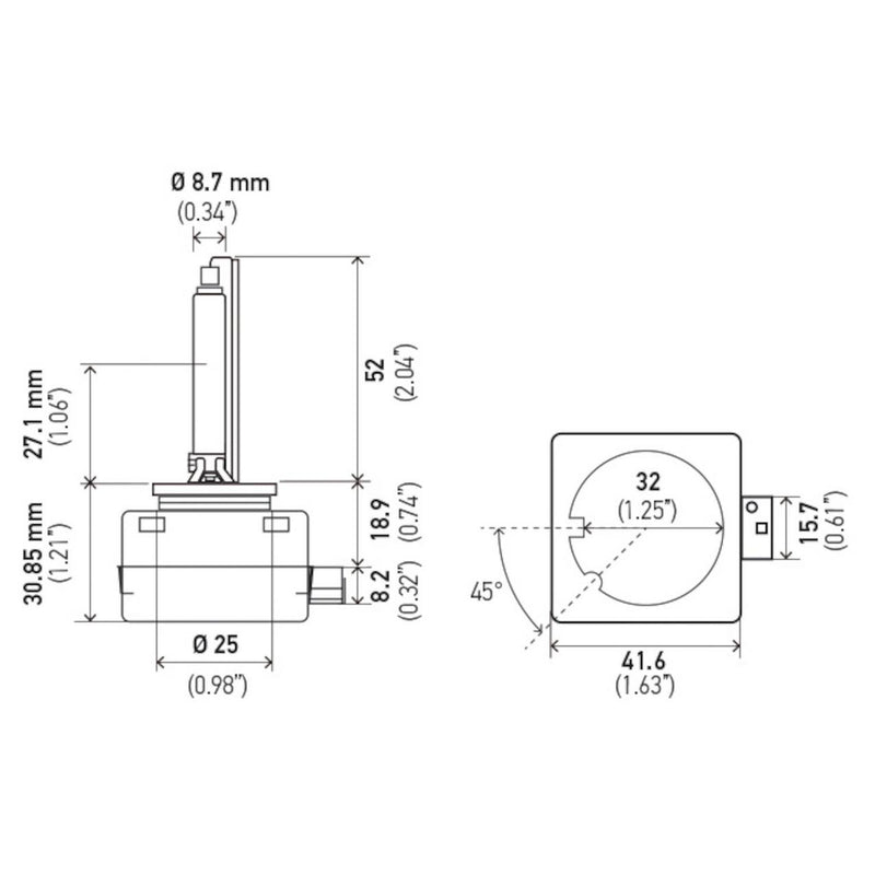 Hella Bulb D3 S 4300 K